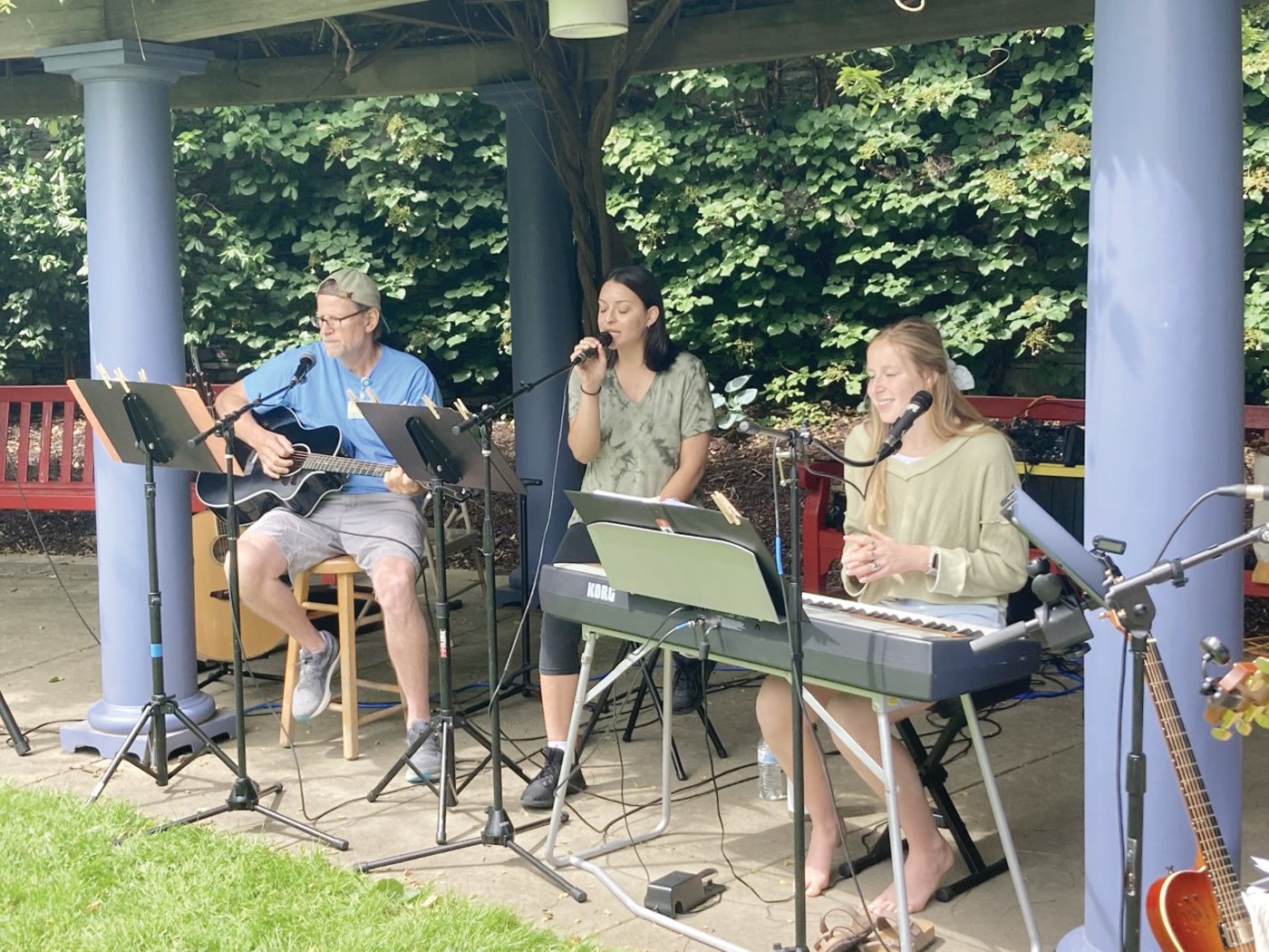 HEADING BACK TO WICKFORD: Alyssa joined the band in 2021, and her first concert was at the Wickford Art Fest. The group will return to the festival this July.